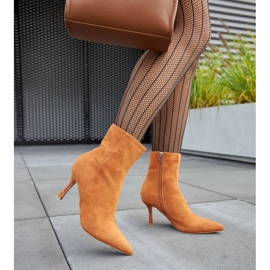 Smeđe gležnjače s niskom petom iz Guimonda smeđa 2