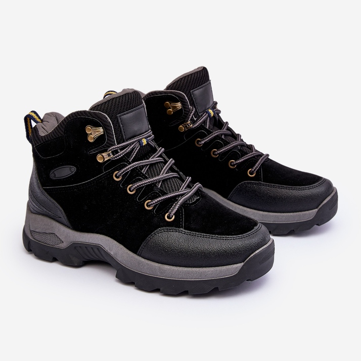 Muške cipele za planinarenje Trapper Black Fontanoe crno 2