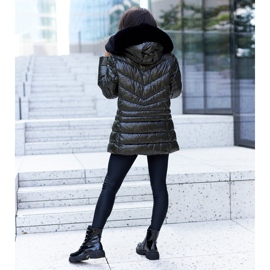 Crne lakirane gležnjače sa Sfaranda kamenčićima crna 2