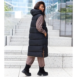 Crne izolirane gležnjače s Azzurra patentnim zatvaračem crno 2