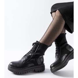 Radnici crnih masivnih čarapa iz Perticare crna 1