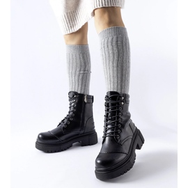 Inna Crne izolirane Paimboeuf čizme crno 1