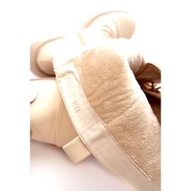 Seastar Bež Bergdis čizme na vezanje, izolirane preko koljena 2