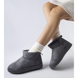 Sive izolirane kratke čizme za snijeg Guglielma siva 1