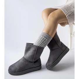 Sive izolirane klasične Libero čizme za snijeg siva 1