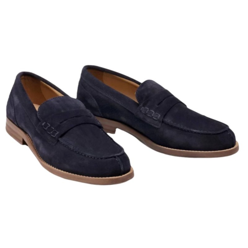 Cipele Tommy Hilfiger Suede Loafer M FM0FM02867 plava 1