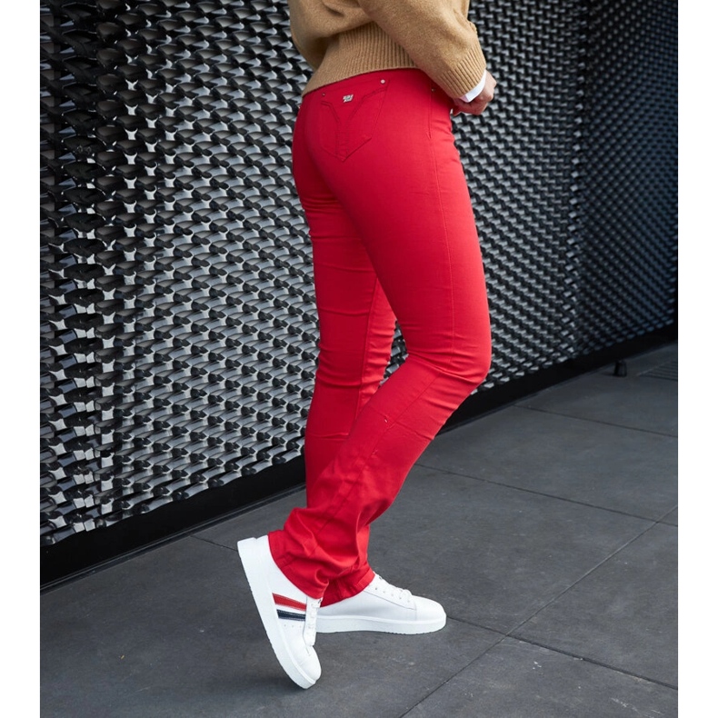 Bijele kožne tenisice na vezanje bijela 1