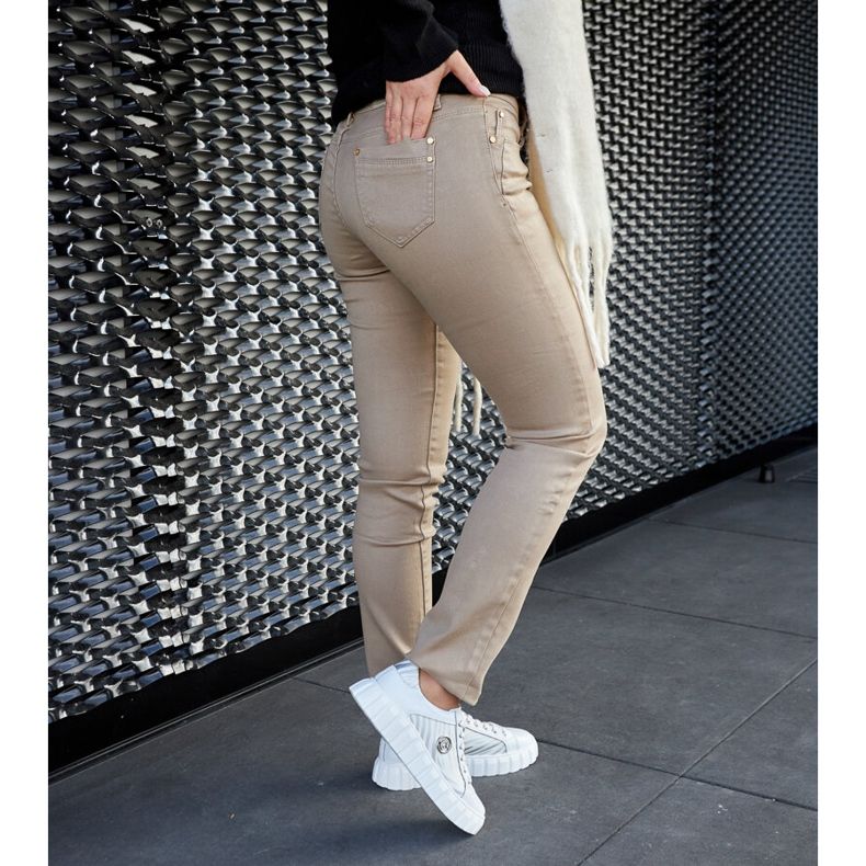 Bijele kožne tenisice na platformu bijela 1