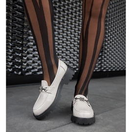 Sive lakirane mokasine sa kamenčićima siva 1