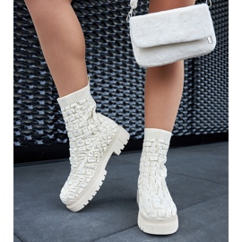 Bež gležnjače s gornjim dijelom na čarapu marke Arlington 1