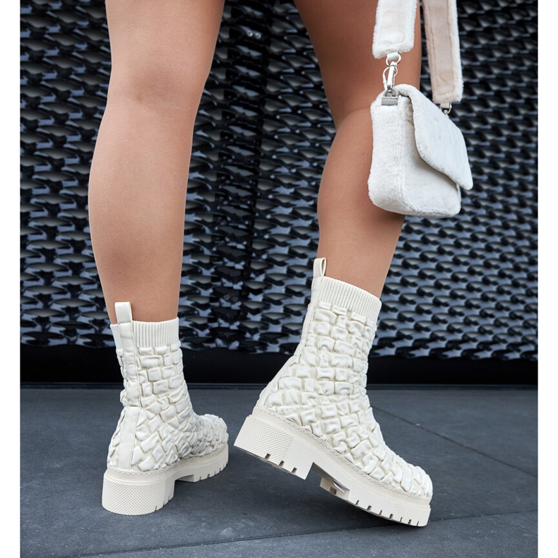 Bež gležnjače s gornjim dijelom na čarapu marke Arlington 2