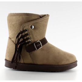 Ženska emusy s resama K1661504 Taupe bež 1