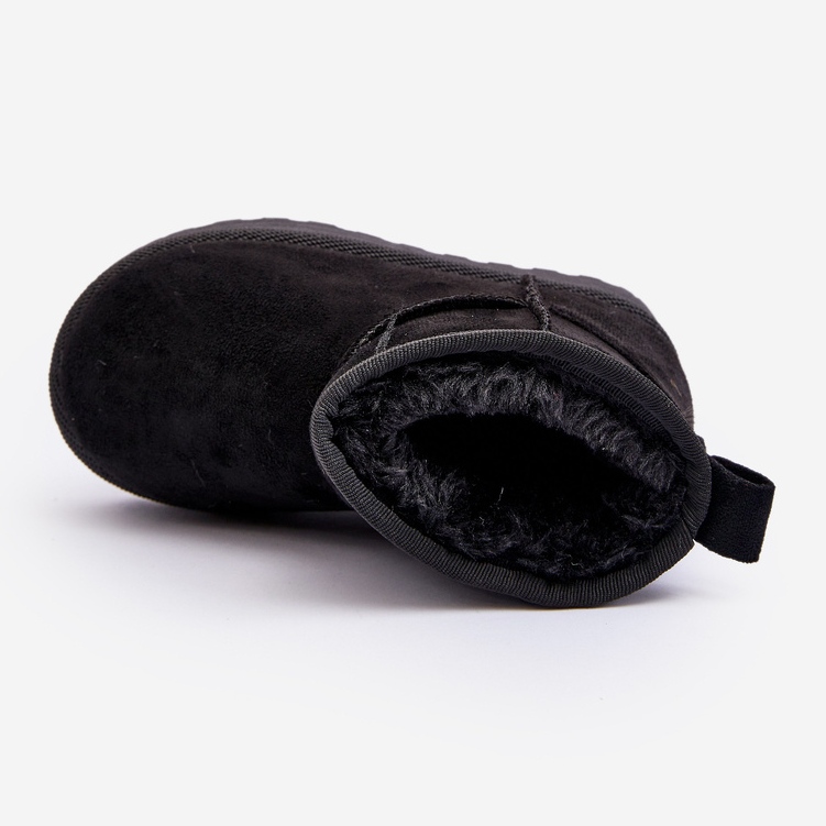 Dječje čizme za snijeg izolirane crne Nallita crno 1