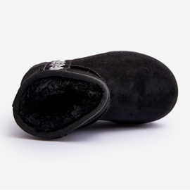 Dječje crne izolirane čizme za snijeg Leonora crno 1