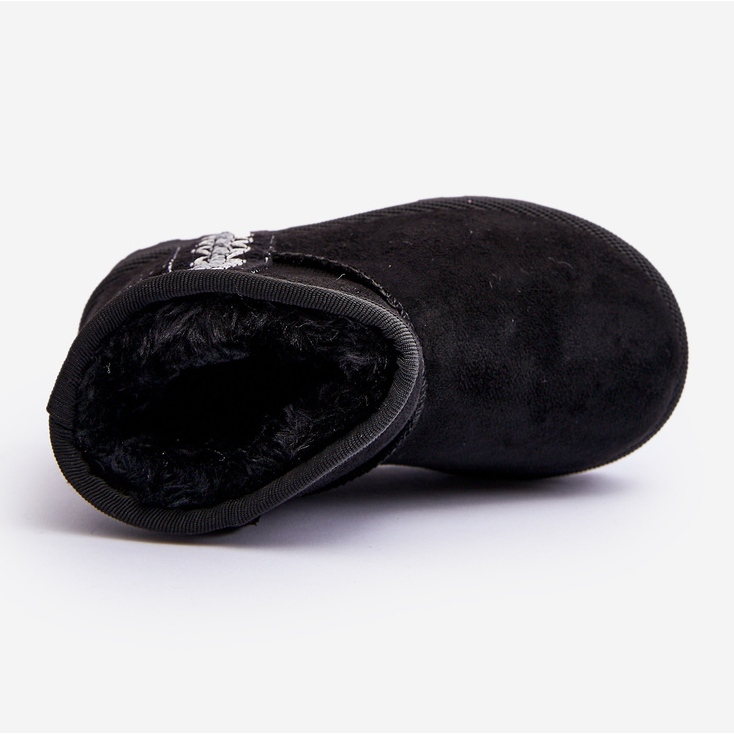 Dječje crne izolirane čizme za snijeg Leonora crna 1