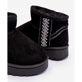 Dječje crne izolirane čizme za snijeg Leonora crna 2