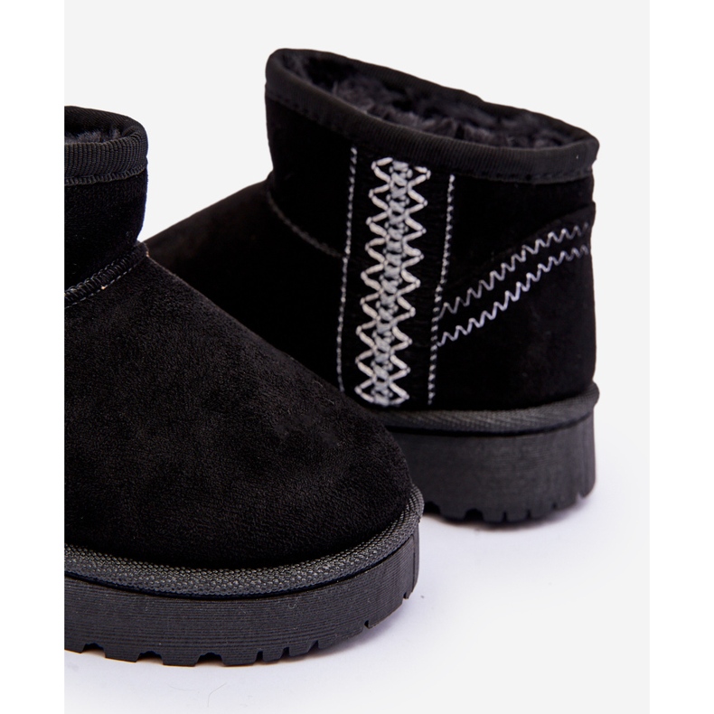 Dječje crne izolirane čizme za snijeg Leonora crna 2