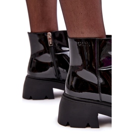 Lakirane ženske čizme GOE MM2N4058 crne crna 1