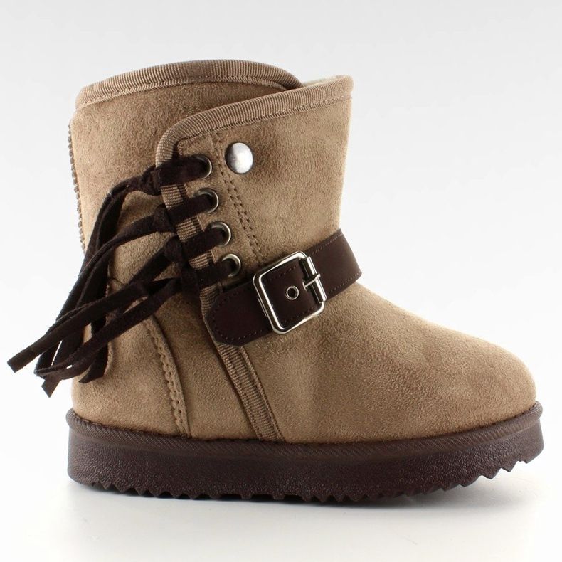 Dječji Emuski s Frędzlami K1647404 Taupe bež 1