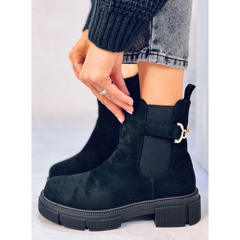 Ženske Chelsea čizme Chance Black crna 1