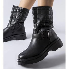 Bluffs crne prošivene gležnjače crno 1