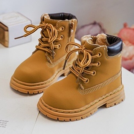 Dječje Camel Bansi Trapper čizme s patentnim zatvaračem smeđa 1