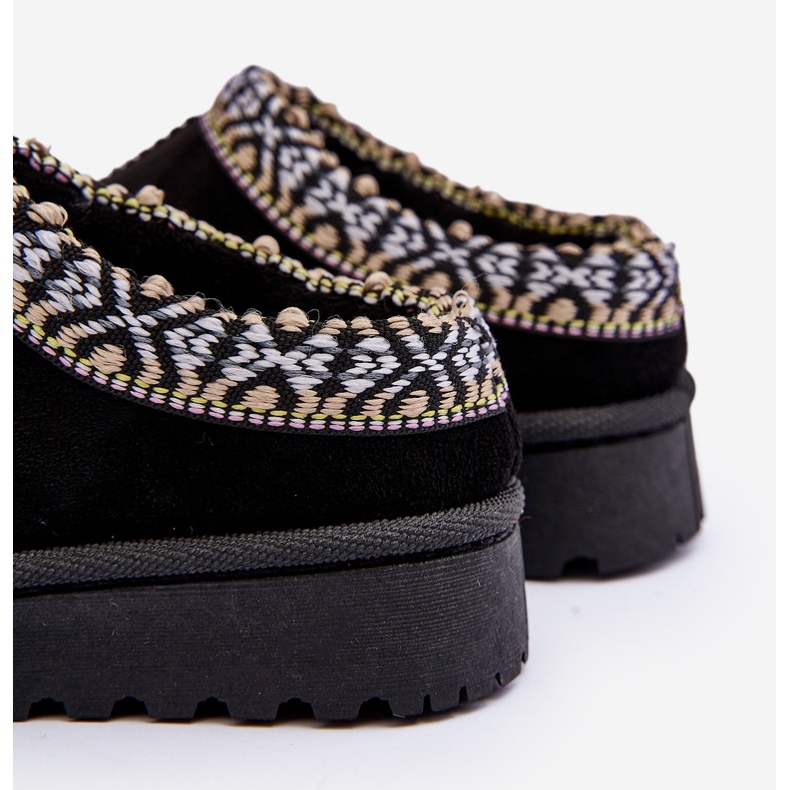 Dječje izolirane papuče Black Olivane crna 1