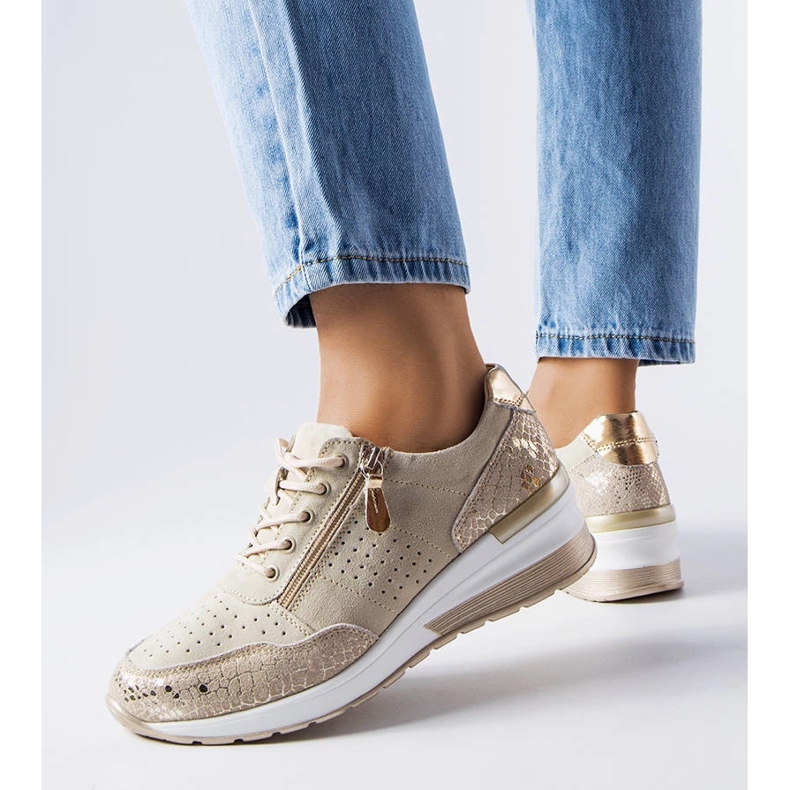 Jazzar bež ažur kožne cipele 1