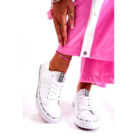 Ženske tenisice Big Star Openwork White FF274024 bijela 1