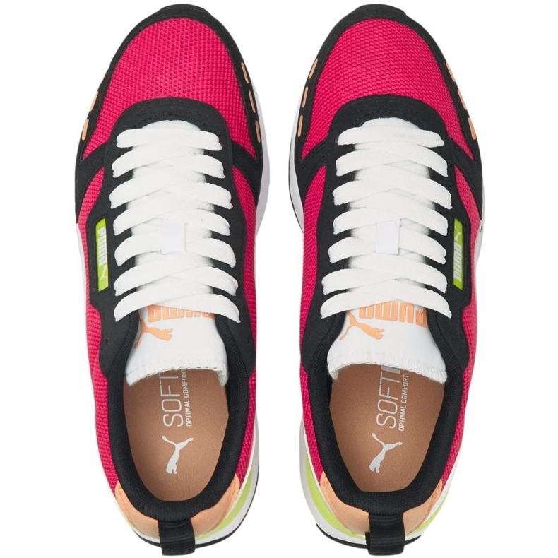 Ženske cipele Puma R78 crno-ružičasto-bijele 373117 56 bijela 1