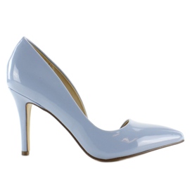 Pastelne asimetrične potpetice C26P Plava 1