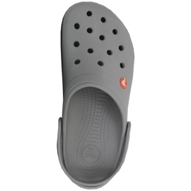 Crocs Crocband Clog muške klompe sive i narančaste 11016 01U siva 2