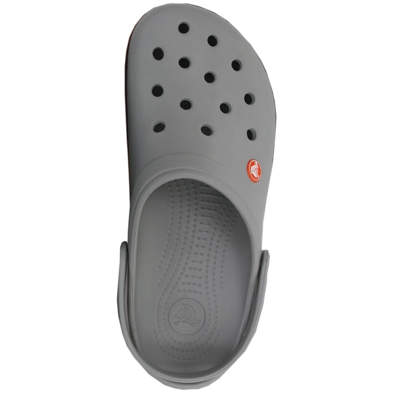 Crocs Crocband Clog muške klompe sive i narančaste 11016 01U siva 2