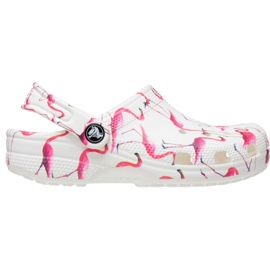 Crocs Classic Party Kids dječje klompe bijele i roze 207826 1CW bijela 1
