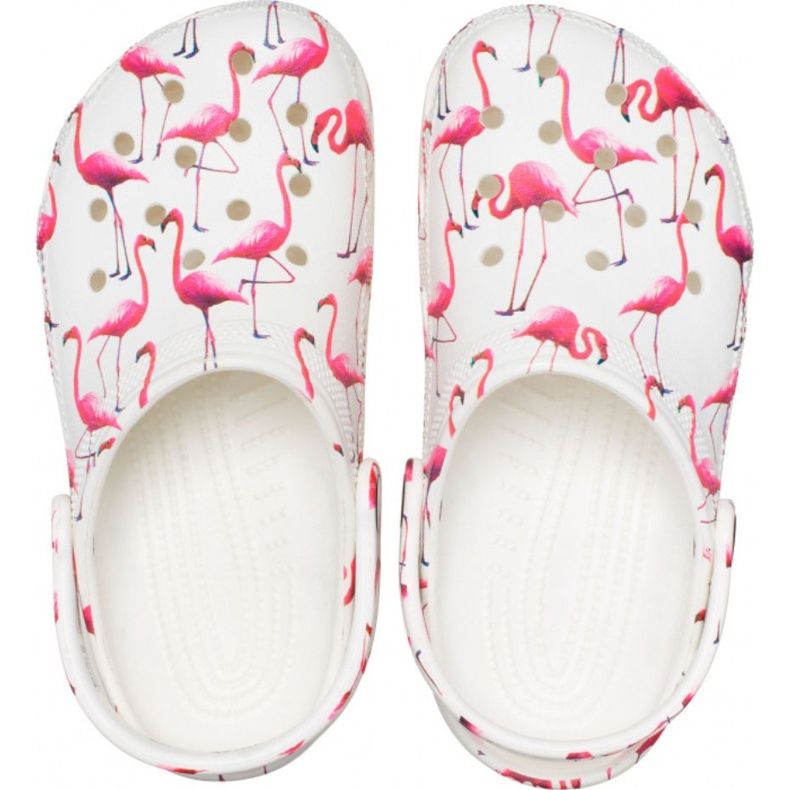 Crocs Classic Party Kids dječje klompe bijele i roze 207826 1CW bijela 2