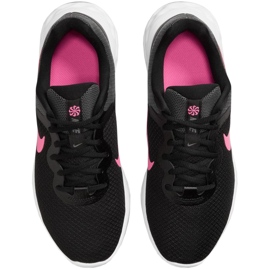 Nike Revolution 6 Next ženske cipele crne i roze DC3729 002 crno 2