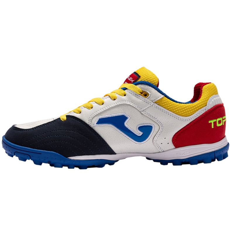 Joma Top Flex 2216 Turf tenisice za nogomet, bijele i crvene bijela bijela 2