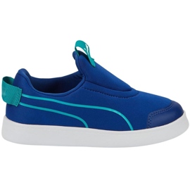 Dječje cipele Puma Courtflex v2 Slip On Ps plave 374858 11 plava 1