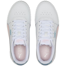 Puma Carina 2.0 Jr bijelo-ružičaste dječje cipele 386185 05 bijela 2