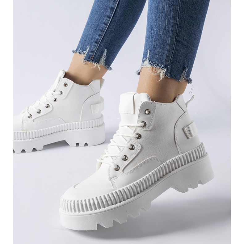 Inna Bijele tenisice na visoku platformu Grotta bijela 1