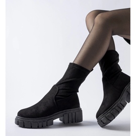 Crne čizme Montefusco od eko antilop kože crna 1