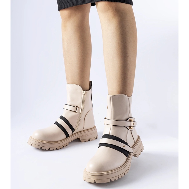 Bež izolirane Laderoute čizme 1