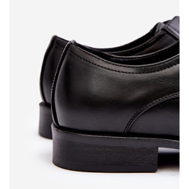 Muške kožne cipele crne Harene crna 2