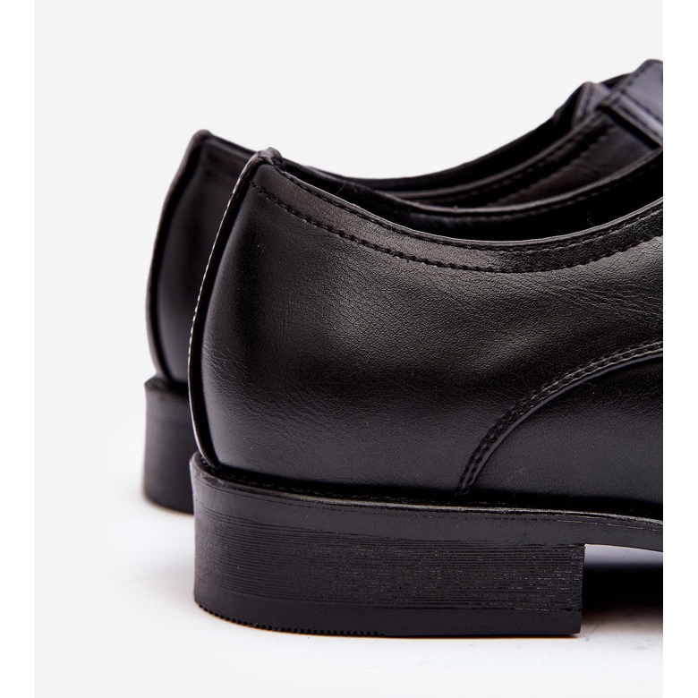 Muške kožne cipele crne Harene crna 2