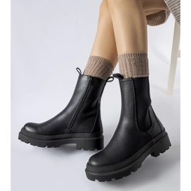 Crne blago izolirane Bethesda gležnjače crno 1