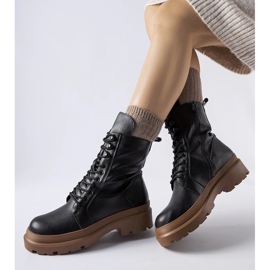 Crne tenisice sa šarenim Quennie potplatom crno 1