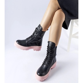 Crne tenisice sa šarenim Quennie potplatom crno 1