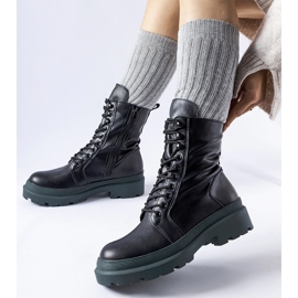 Crne tenisice sa šarenim Quennie potplatom crna 2