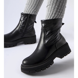 Crne gležnjače s ukrasnim gornjištem marke Garrett crno 2