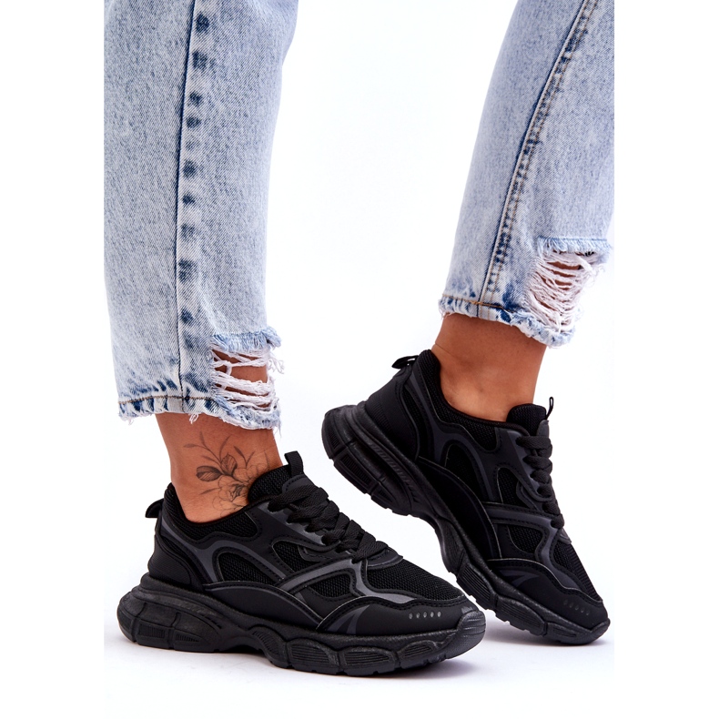 Ženske crne sportske cipele crna 2